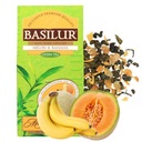 Basilur MELON & BANANA list zeleného čaju 100g