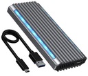 Kľúč M.2 NVMe PCIE B+M USB C 3.1 SSD