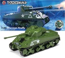 Montážny model Sherman Firefly tank Bricks QUICKBUILD AIRFIX Licencia