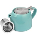 Infuser Čajová kanvica Keramická kanvica Turquoise Kettle 550 ml