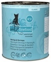 Catz Finefood Classic N.13 Sleď a krevety 6x800g