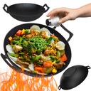 LIATIENOVÝ WOK 36 CM VEĽKÝ PRE INDUKČNÝ VARIČ LIATINOVÝ FRY FRY