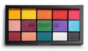 Makeup Revolution paleta očných tieňov lisovaná matná