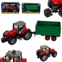 TRAKTOR MASSEY FERGUSON 7624 + DVOJNÁPRAVOVÝ PRÍves