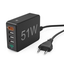 HAMA NETWORK 51W 5-OUTLET (1xPD USB-C, 1xQC30, 3xUSB-A)