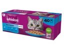 WHISKAS Rybie pochúťky v želé 40x85g