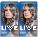 Farba na vlasy Live Chrome U72 Dusty Silver x 2