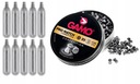 Gamo Pro Match pelety 4,5 mm 500 ks + CO2 10 ks