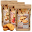 KETO RUSKS Chrumkavý chlieb - 3 príchute Snack Crisps Keto Diet