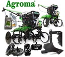 Agroma T7080L3G kultivátor 7HP + OCELOVÝ KOLESOVÝ PLUH