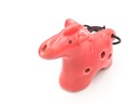 Ocarina 6o HORSE red + tabulatúra noty zdarma