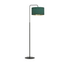 HILDE LP1 BL GREEN Čierna Zelená stojaca LED lampa