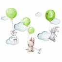 Samolepky na stenu BUNTS, CLOUDS, BALOONS pre deti