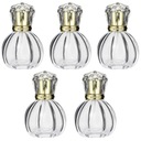 Sklenená fľaša na parfumy Hrubá Crystal Olivia Gold 5x50ml