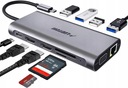 USB HUB DOKOVACIA STANICA HDMI VGA ETHERNET SD USB 3