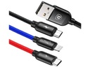 USB - Lightning - Micro USB kábel BASEUS 0,3 m