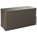 ZÁHRADNÝ BOX HNEDÝ, 120X56X63CM RATTAN Z TW