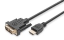 Vysokorýchlostný adaptérový kábel DIGITUS HDMI 1.3 typu A /