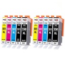 10x ATRAMENT PRE CANON PIXMA MX725 MX925 MG5550 MG5650