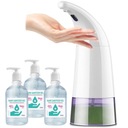 TOUCHLESS Dávkovač dávkovača Senzor AUTOMATICKÉ MYDLO+Tekutina 3x 250ml