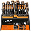 SÚPRAVA SKRUTKOVAČOV Neo Tools 04-210 [37 položiek]