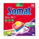 SOMAT ALL IN 1 CITRÓN LIMETOVÁ TABLETY UMÝVAČKY RIADU 46 KS