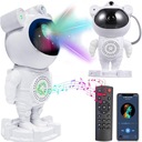 LED NOČNÁ LAMPA STARS SKY PROJEKTOR ASTRONAUT KIDS Bluetooth DIAĽKOVÉ