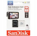 Karta SanDisk 64GB MICRO SDXC High Endurance 100MB