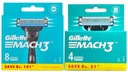 GILLETTE MACH3 NÁHRADNÉ NÁPLŇOVÉ NÁPLŇKY - (12 ks)