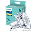 PHILIPS SET 3x GU10 LED žiarovka 4,6W = 50W 2700K TEPLÁ 355lm 36° 230V