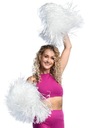 BIELY POMPON CHEERLEADER POM POMS