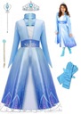 ELSA FROZEN 2 FROZEN ŠATY 2-3L + SET