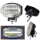 Lampa cestný reflektor 16 LED + denné 12V 24V 5800lm