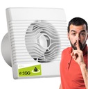 KÚPEĽŇOVÝ VENTILÁTOR 100 TICHÝ ČASOVACÍ KLAPOVÝ VENTIL