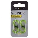 NITE IZE S-biner Microlock polykarbonát 2 kusy