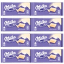 MILKA BIELA ​​ČOKOLÁDA 8x100G