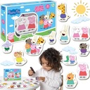 PEPPA PIG AND FRIENDS MAGNETS