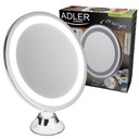 Adler AD 2168 LED kúpeľňové zrkadlo zväčšovacie pre make-up 24 LED otáčanie