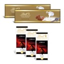 Lindt Swiss súprava sladkostí prémiová mliečna čokoláda zlatá 2x300g + ZADARMO