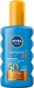 Nivea Sun Protect & Bronze sprej na opaľovanie SPF 50 200 ml