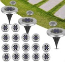 SOLAR GROUND lampy Disk Light Sada 16 ks