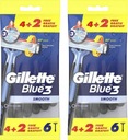 Holiaci strojček GILLETTE BLUE 3 SMOOTH 12 ks Holiace strojčeky Gilette