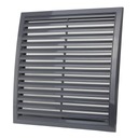 VENTILAČNÁ MRIEŽKA PVC 250X250MM SIVÁ