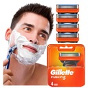 4 X VLOŽKY GILLETTE FUSION 5 FUSION5 VLOŽKY ČEPELE ČEPELE ORIGINÁL GILETTE GILLETE