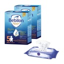 Bebilon 5 Advance Pronutra Junior SET 2x 1000 g + NIVEA BABY obrúsky