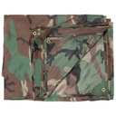 Kempingová plachta MFH Tarpaulin 5x6 - Woodland