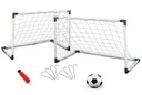 FUTBALOVÉ BRANKY 2v1 185x120x70 CM + LOPTA