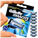 8 x čepeľ Gillette Mach 3, náplne, nože, nové originál balenie Mach3