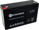 Batéria AGM Powerbox 6 V 12 Ah TP-6-12-AA