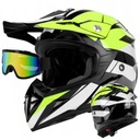 MOTORKÁRSKA PRILBA CROSS HORN Q ENDURO QUAD GOGGLE M